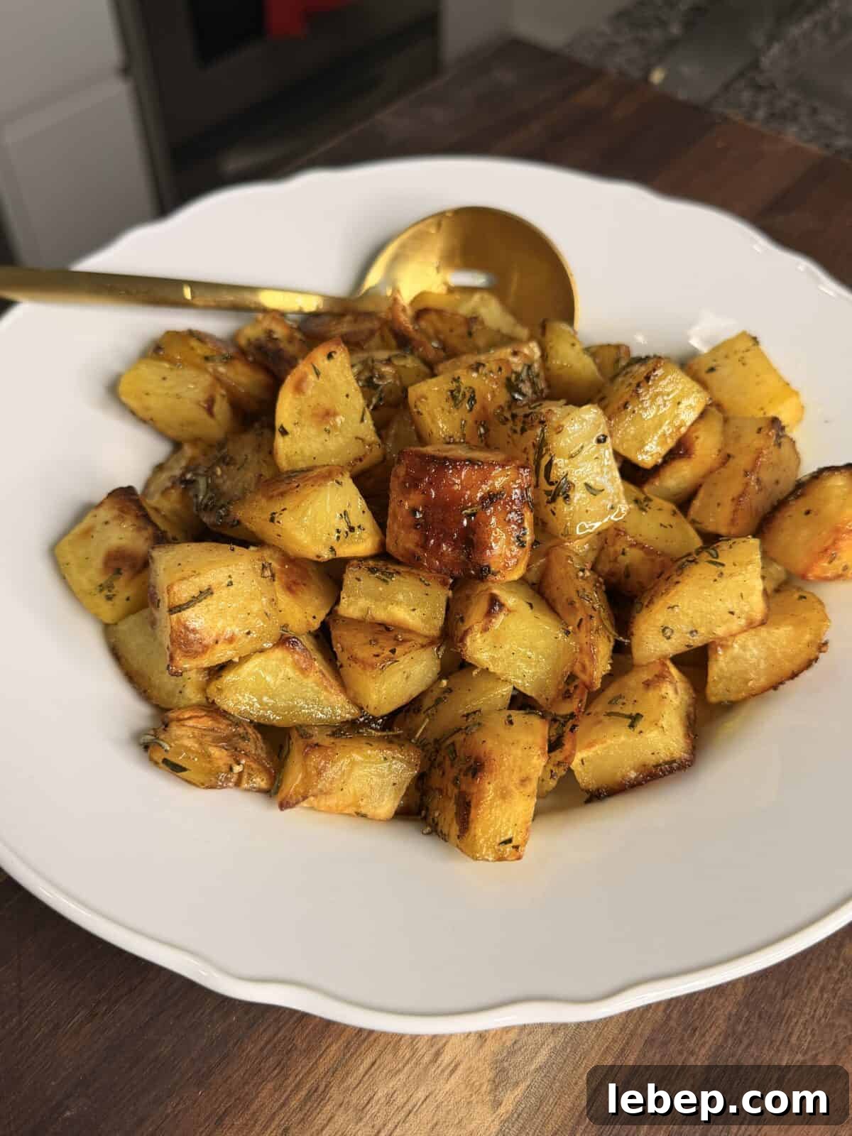 Crispy Rosemary Garlic Roasted Potatoes Recipe 2 Rosemary garlic roasted potatoes