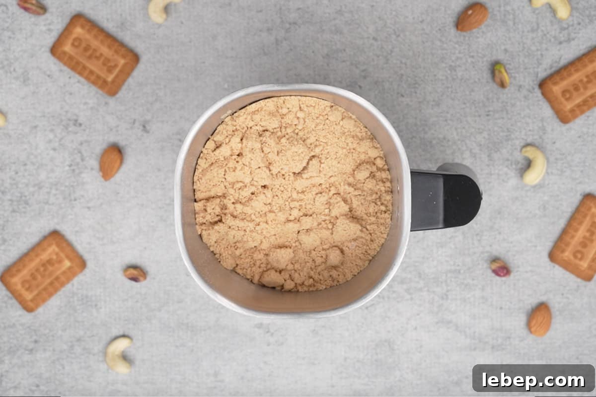 Smooth powder made.