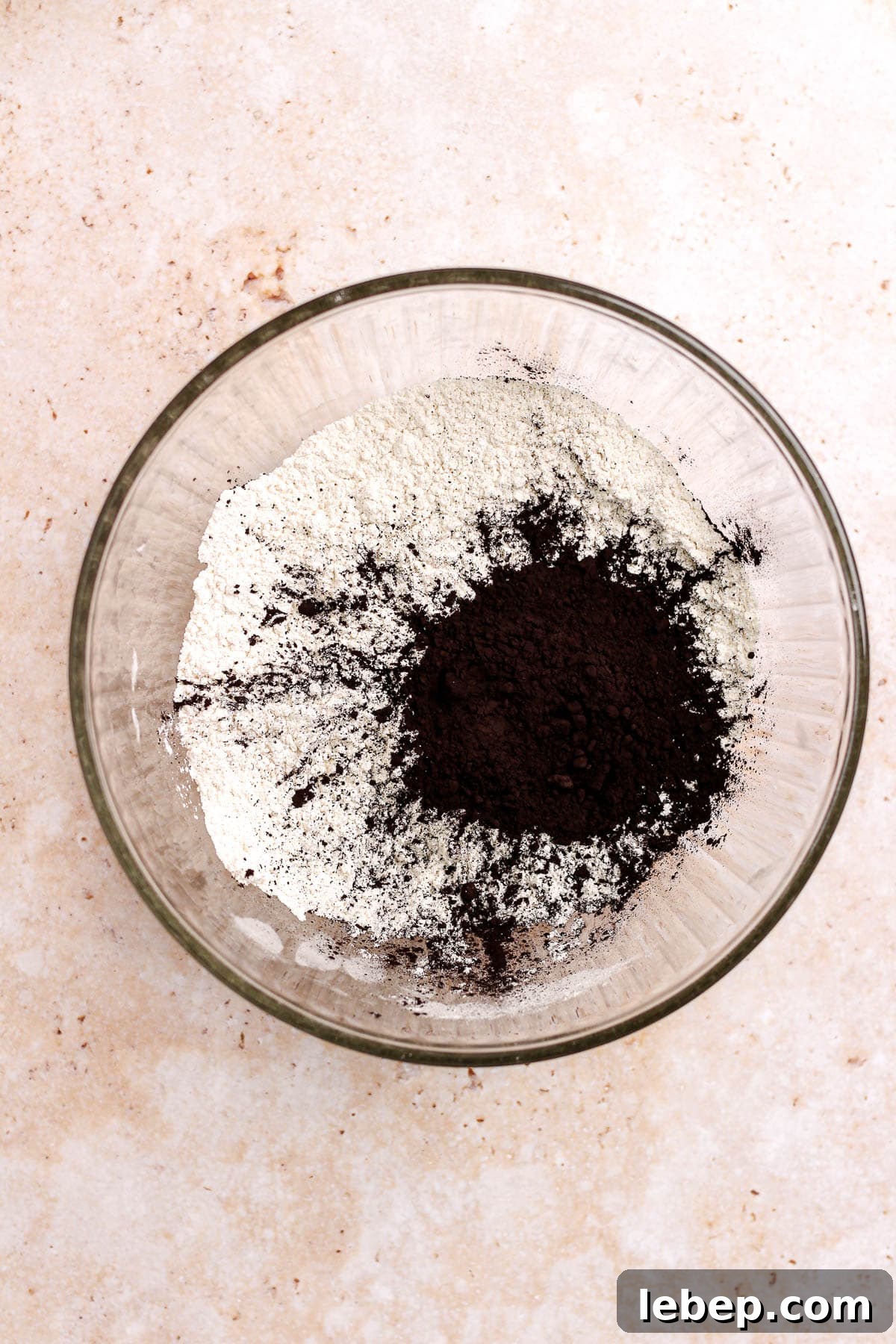 Step 2 add cocoa and dry ingredients
