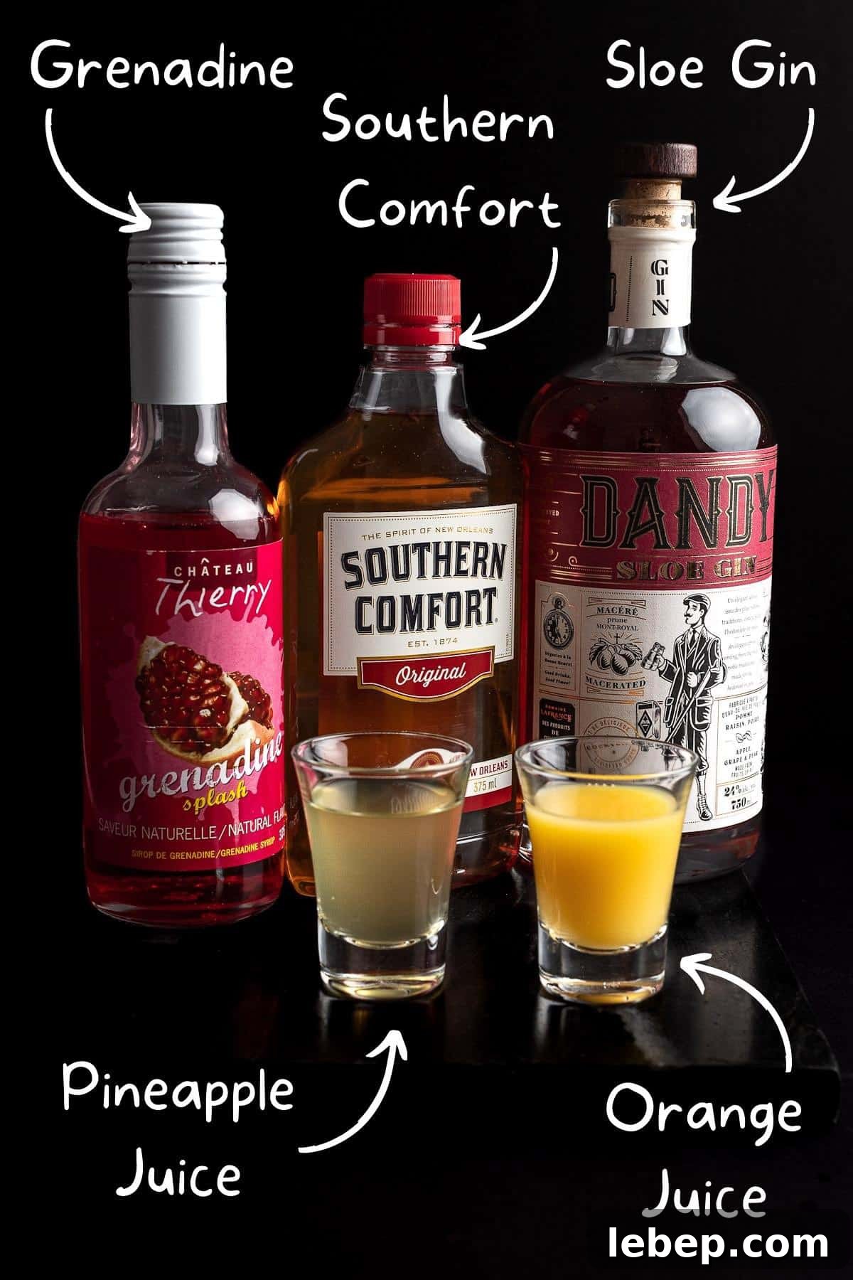 How to Make a Red Devil Cocktail: Recipe & Serving Tips 4 Ingredients needed to make the cocktail.