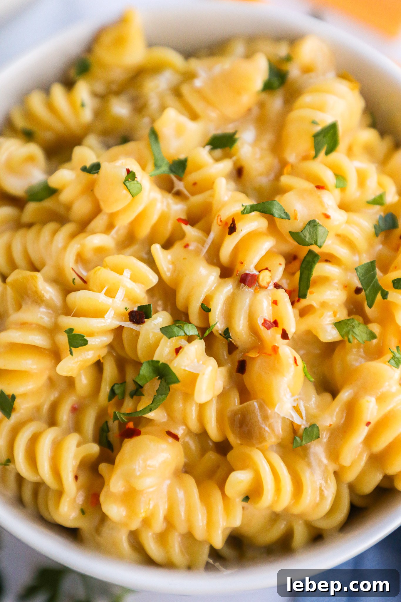 One-Pot Green Chile Macaroni and Cheese Recipe 3 A healthier macaroni and cheese recipe that's made with no flour and no butter! It's quick and easy and comes out perfect every time!