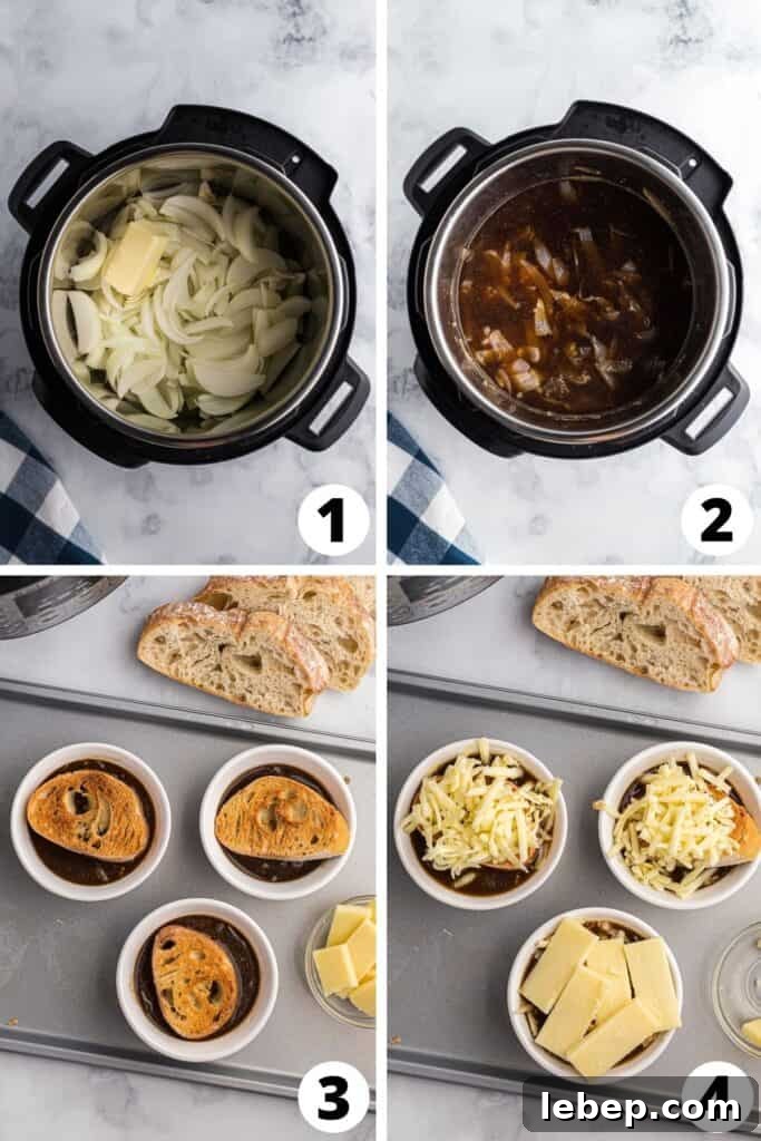 Pressure Cooker French Onion Soup