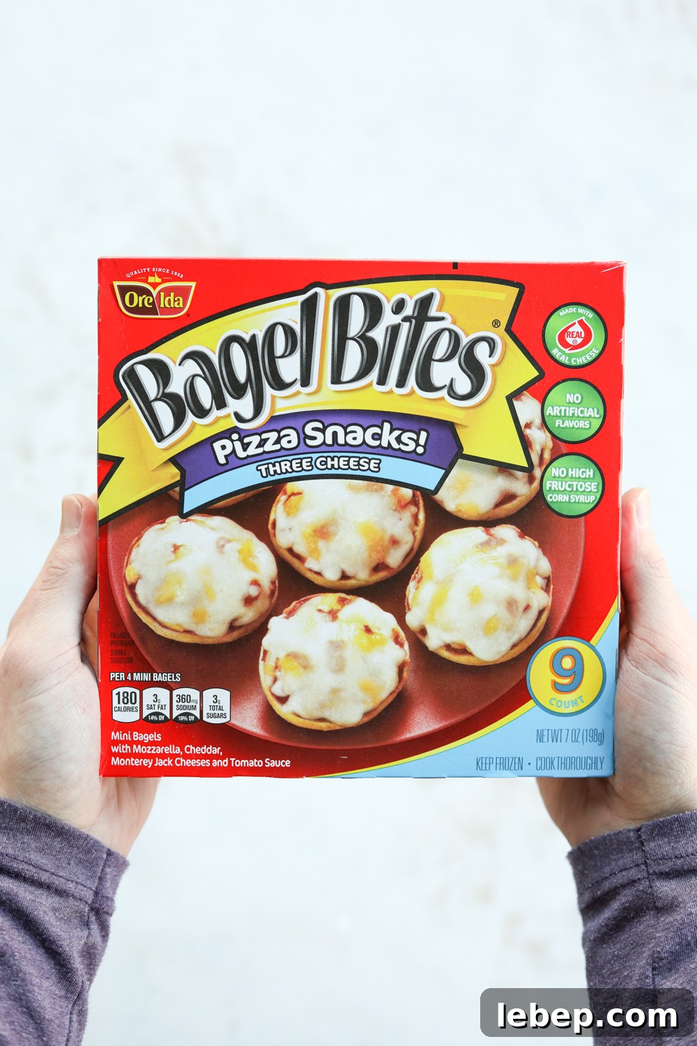 Air Fryer Bagel Bites: Quick Crispy Snack in Minutes 4 Bagel bites on a tray