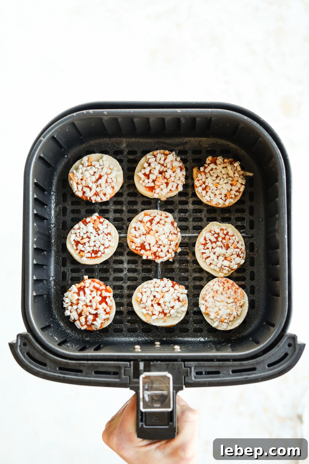 Air Fryer Bagel Bites: Quick Crispy Snack in Minutes 5 Bagel bites in air fryer basket