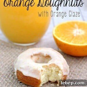Orange Glazed Orange Doughnuts Recipe — Zesty Citrus Treat 2 Orange Doughnuts with Orange Glaze