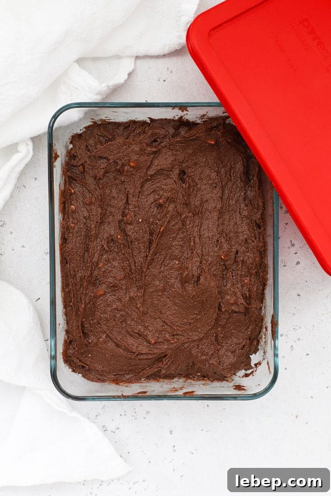 Gluten-Free Peppermint Chocolate Crinkle Cookies Recipe 7 Chilled dough for gluten-free peppermint chocolate crinkle cookies