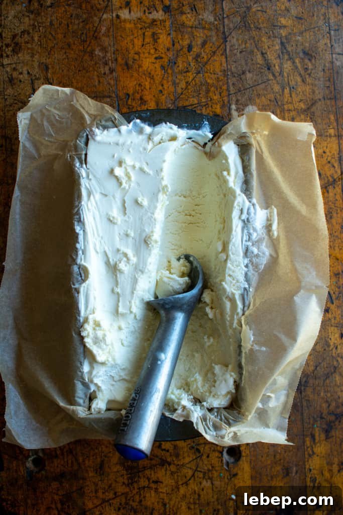 No-Churn Cream Cheese Ice Cream Recipe — Rich No-Machine Ice Cream 2 img 8287 4
