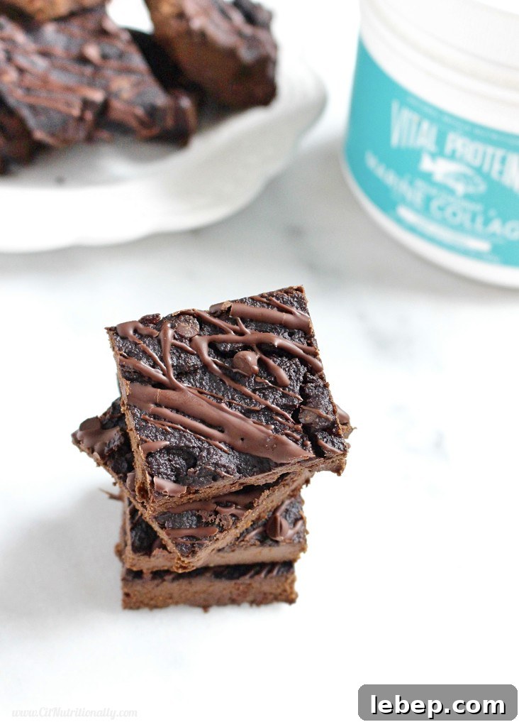 Fudgy Avocado Brownies (Grain-Free Paleo Recipe) 8 Grain Free Fudgy Avocado Brownies {Vegan + Paleo} plated