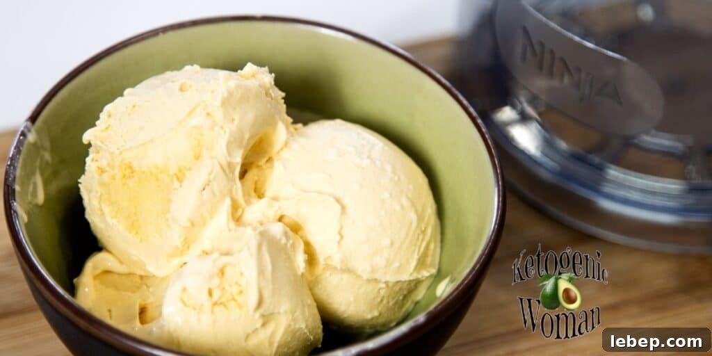 Keto Egg-Fast Ice Cream Recipe: Low-Carb Frozen Treat 2 bowl of keto egg fast ice cream