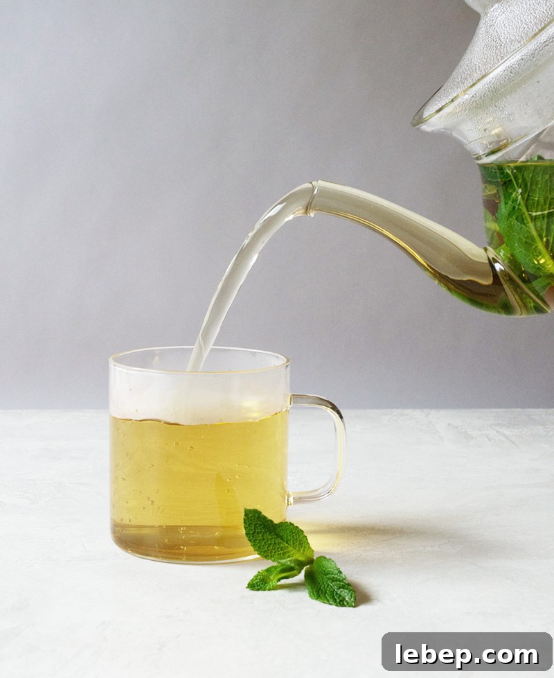 Authentic Moroccan Mint Tea Recipe — Simple Step-by-Step Guide 9 Hot mint tea