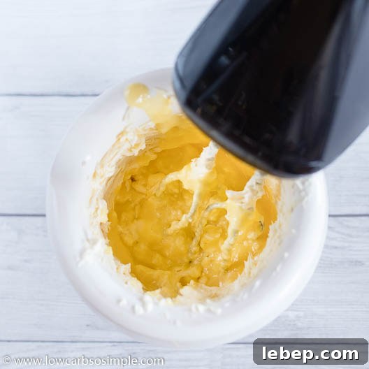 Sugar-Free Vanilla Frosting Recipe That Actually Tastes Amazing 14 Beating | Low-Carb, So Simple