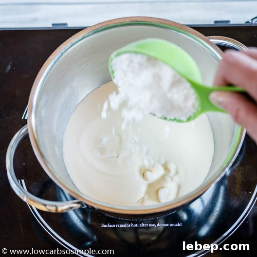 Sugar-Free Vanilla Frosting Recipe That Actually Tastes Amazing 4 Adding Sweetener | Low-Carb, So Simple